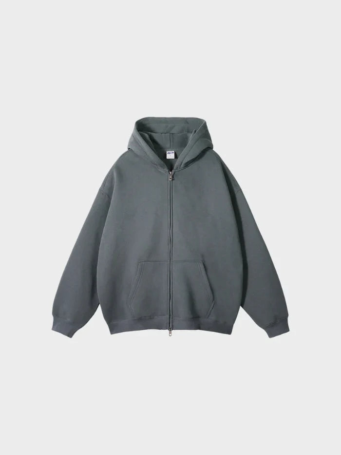 BLACK 350GSM QUALITY - ZIPPER