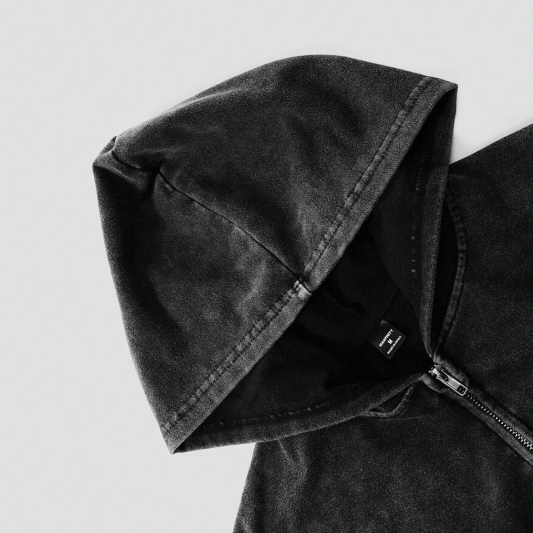 NY Vintage Zip Hoodie