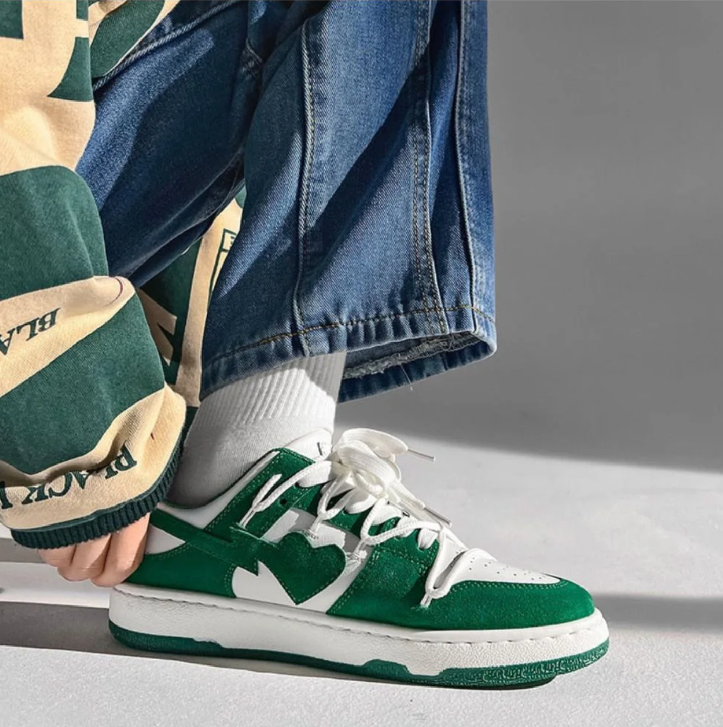 Casa Green Heart Sneaker