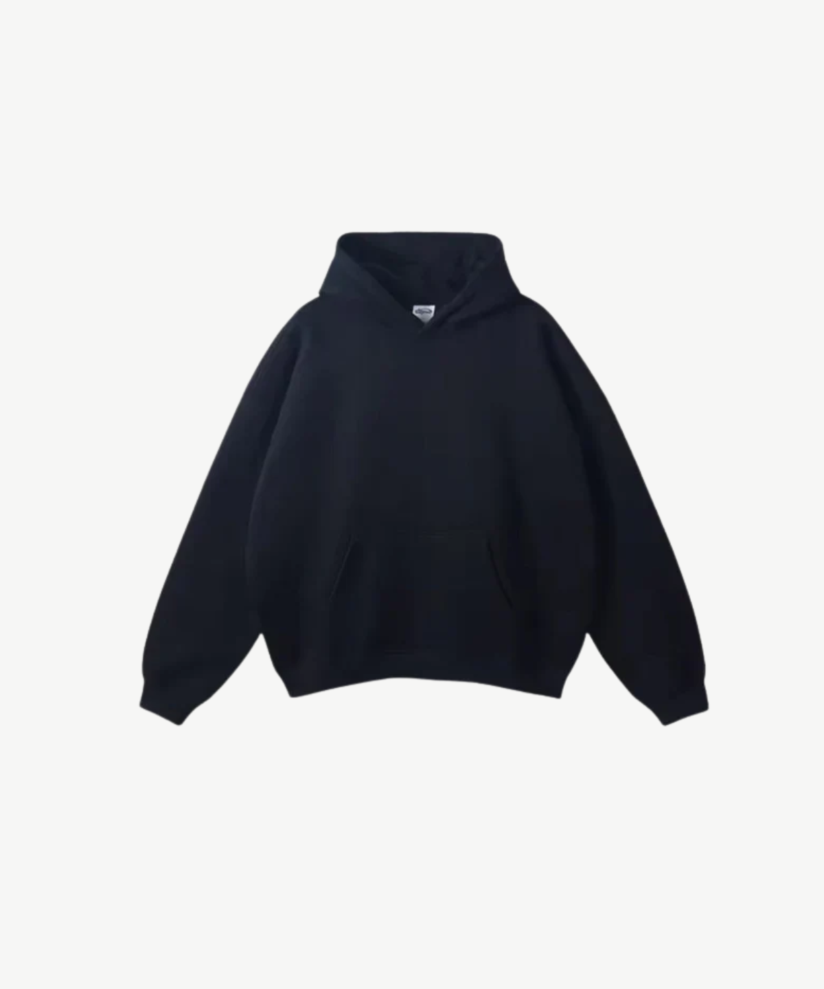 BLACK - BASIC HOODIE 350GSM HIGH QUALITY