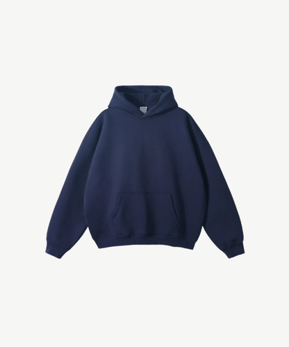 BLACK  - BASIC HOODIE 350GSM HIGH QUALITY