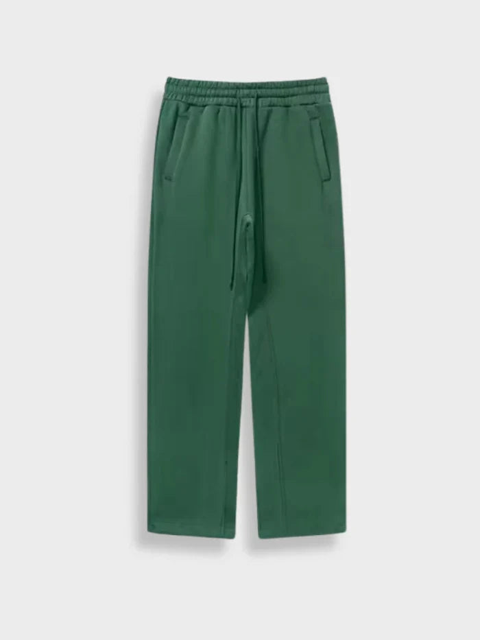 GREEN - OPEN LEG JOGGER