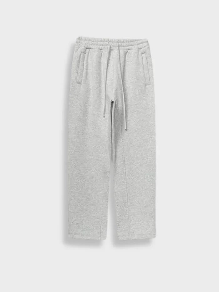 GREY BASIC - OPEN LEG JOGGER