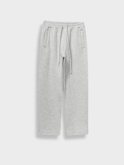 GREY BASIC - OPEN LEG JOGGER